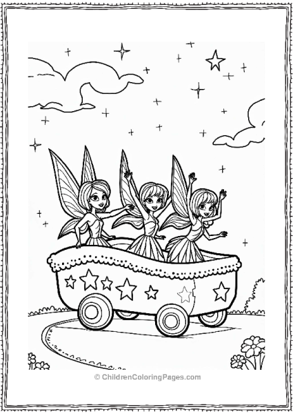 Winx Club Parade Under A Starry Sky Free PDF Printable