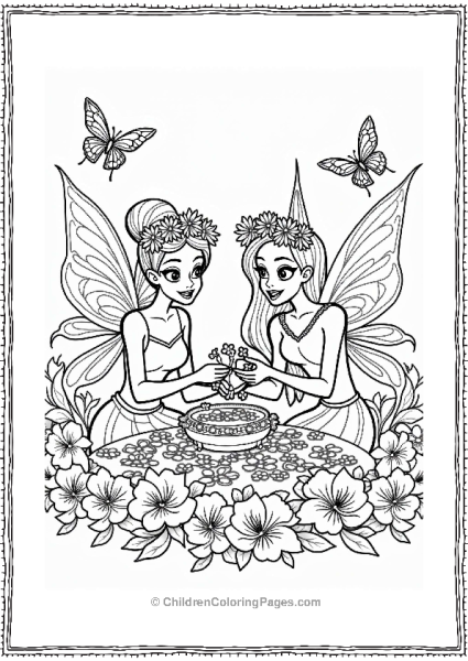 Winx Club Winx Fairies Crafting Flower Crowns Free PDF Printable