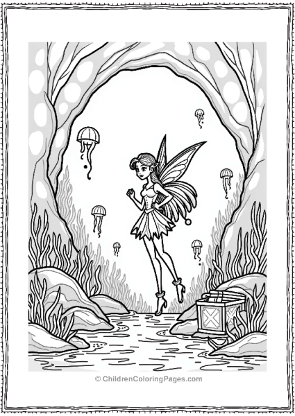 Winx Club Winx Fairy In An Underwater Cave Free PDF Printable