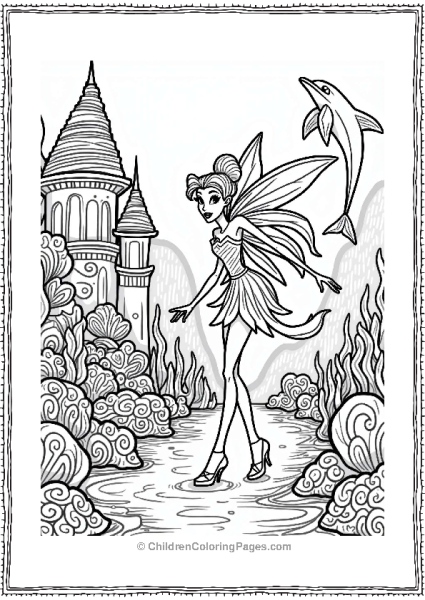 Winx Club Winx Fairy In An Underwater City Free PDF Printable