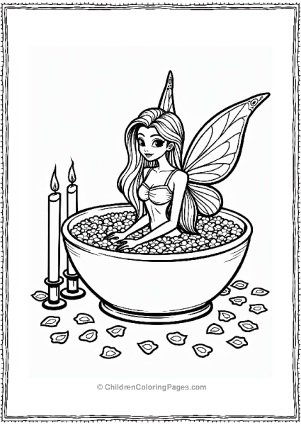 Winx Club Winx Fairy Spa Day In Flower Bath Free PDF Printable