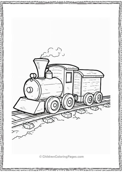 Wooden Classic Train Free PDF Printable