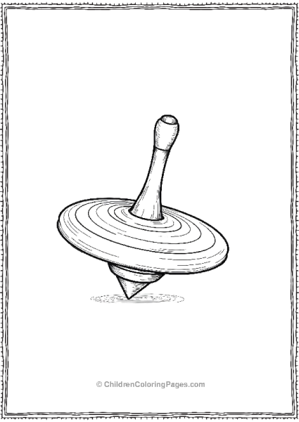 Wooden Spinning Toy Free PDF Printable