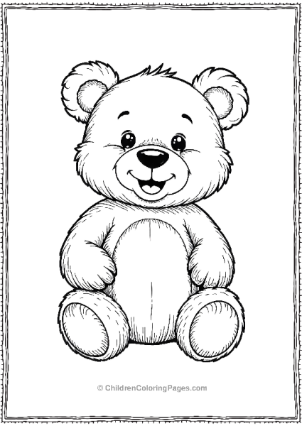 Wooden Teddy Toy Free PDF Printable