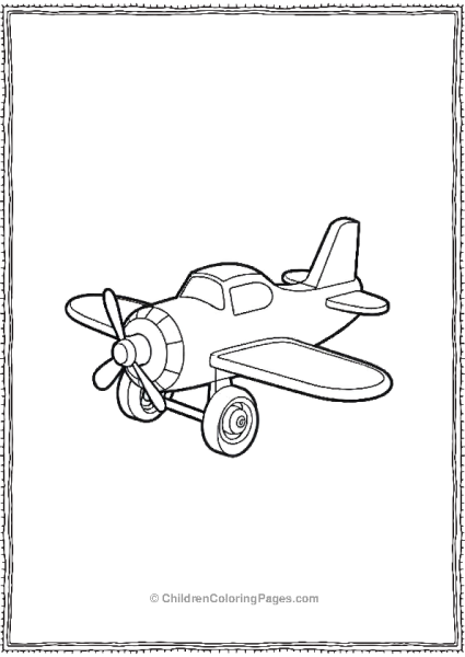 Wooden Toy Airplne Free PDF Printable