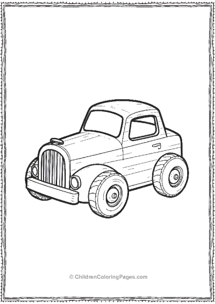 Wooden Toy Car Free PDF Printable