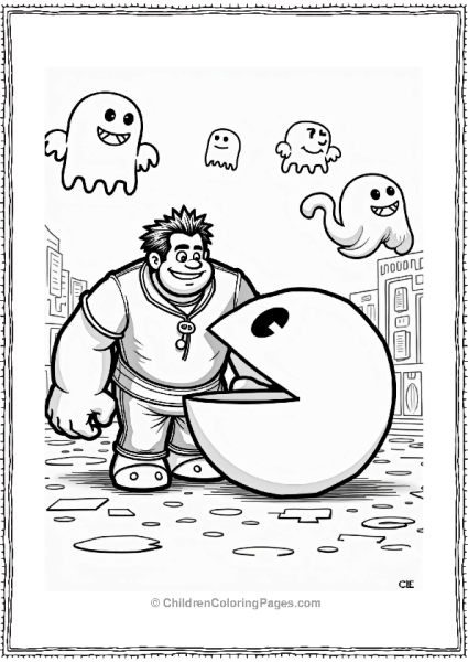 Wreck It Ralph Meets Pac Man Free PDF Printable