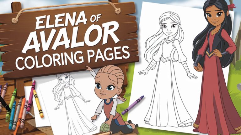 Elena Of Avalor Coloring Pages