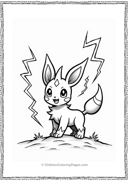 Espeon Lightning Transformation Free PDF Printable