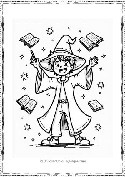 Harry Potter Harry Potter Casting A Spell Free PDF Printable