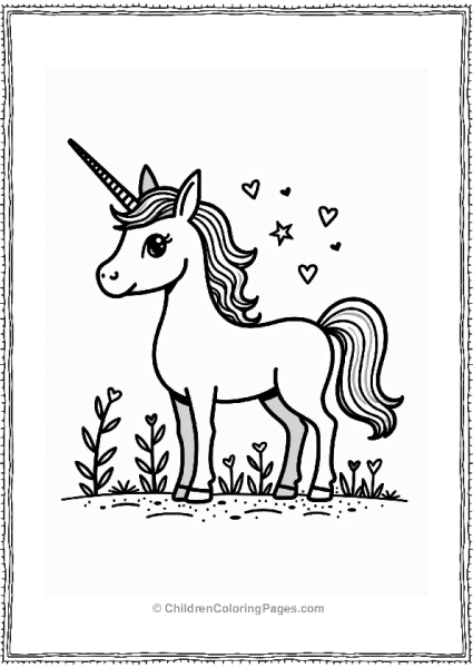Harry Potter Hogwarts Enchanting Unicorn In A Meadow Free PDF Printable