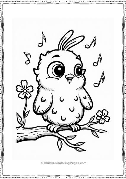 Harry Potter Hogwarts Fwooper With Musical Notes Free PDF Printable