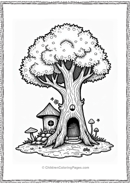 Harry Potter Hogwarts Hidden Fairy House Free PDF Printable