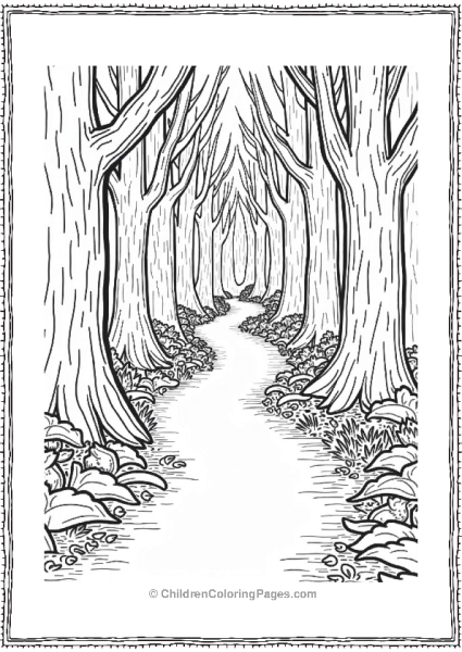 Harry Potter Hogwarts Secret Path In The Forbidden Forest Free PDF Printable