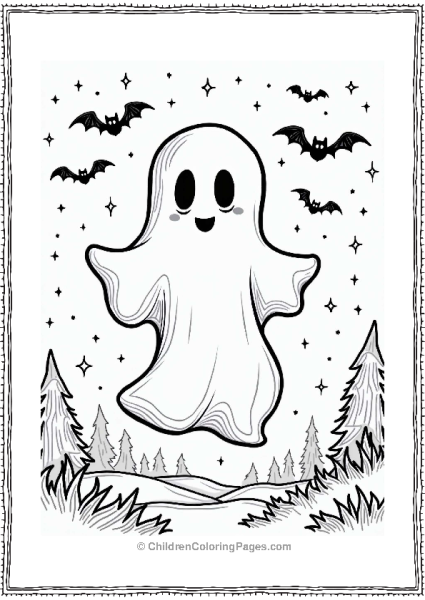 Harry Potter Hogwarts Spooky Ghost In The Forbidden Forest Free PDF Printable