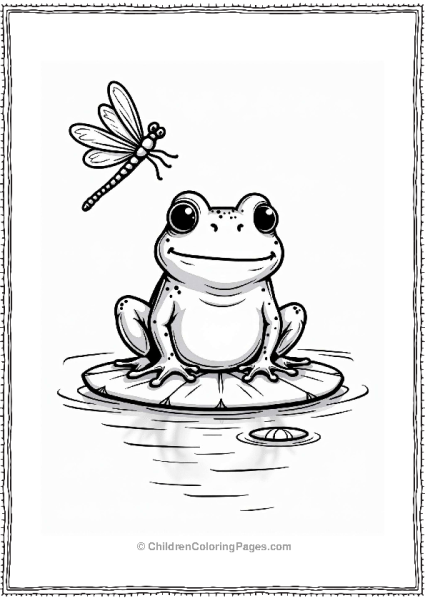 Harry Potter Playful Toad On A Lily Pad Free PDF Printable
