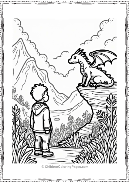 Harry Potter Ronald Weasley And A Friendly Dragon Free PDF Printable