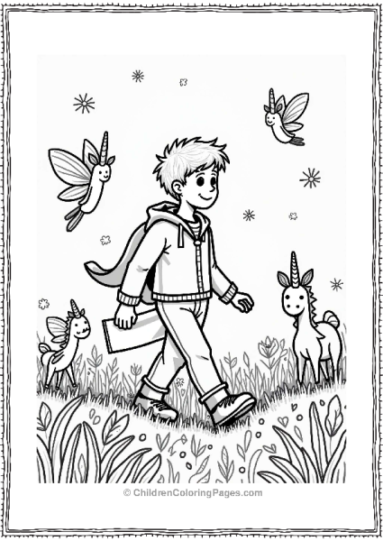 Harry Potter Ronald Weasley In A Magical Meadow Free PDF Printable