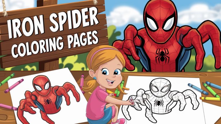 Iron Spider Coloring Pages