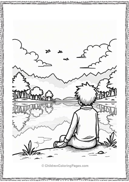 Itachi By A Calm Lake Free PDF Printable