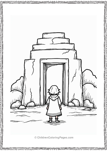 Itachi In An Ancient Temple Free PDF Printable