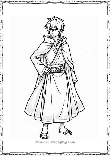 Itachi In His Iconic Cloak Free PDF Printable