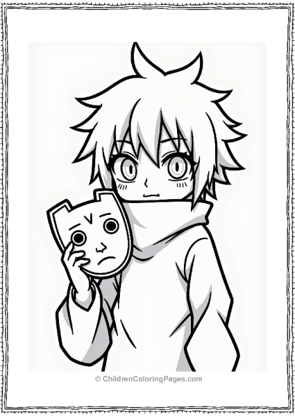 Itachi With A Mysterious Mask Free PDF Printable