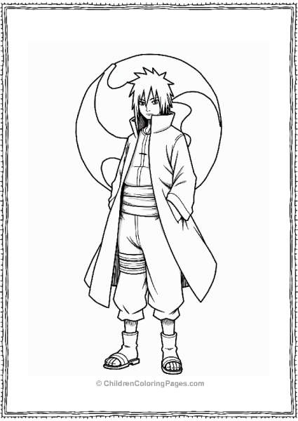 Itachi With Uchiha Symbol Free PDF Printable