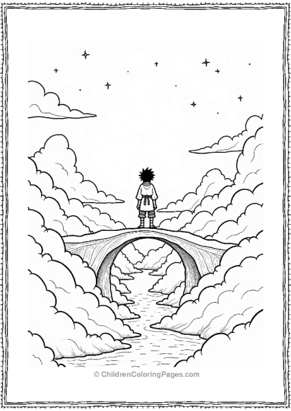 Itachis Cloud Bridge Over Star River Free PDF Printable