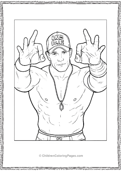 Iconic Jhon Cena Free PDF Printable