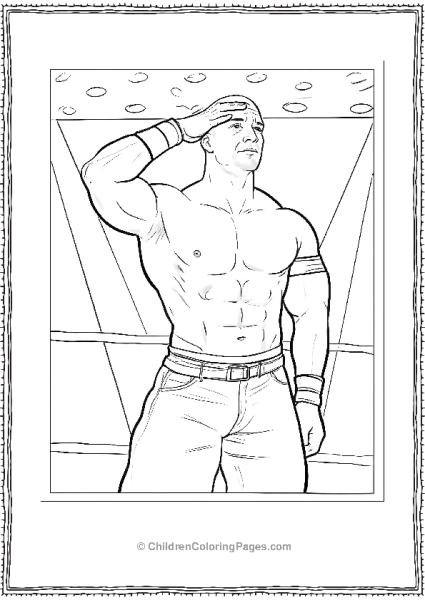 Jhon Cena In The Ring Free PDF Printable