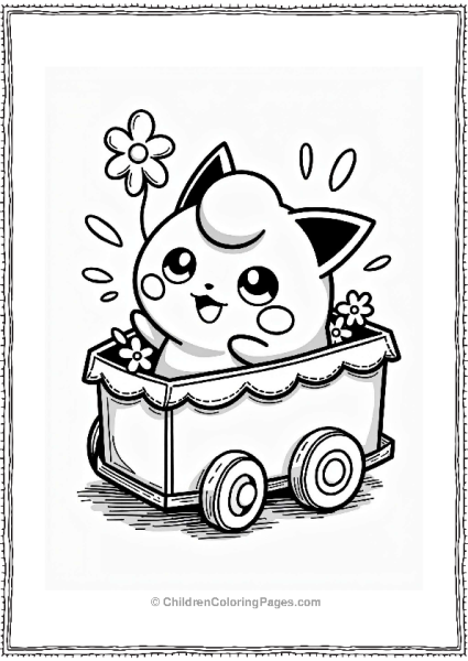 Jigglypuff At The Festival Parade Free PDF Printable