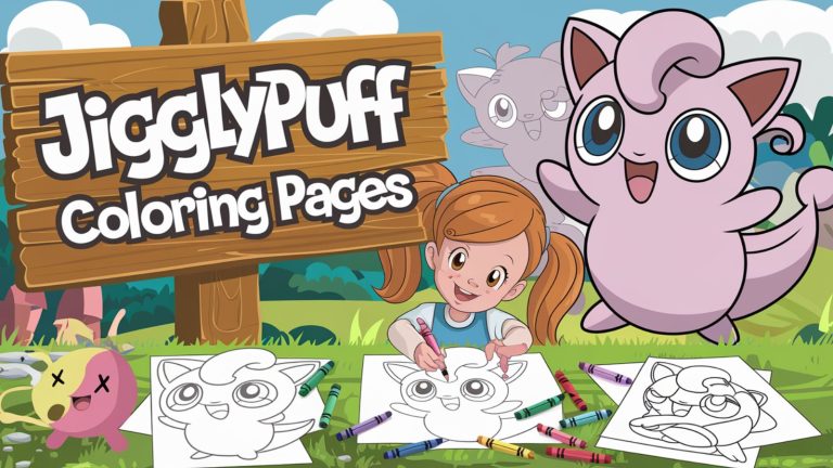 Jigglypuff Coloring Pages