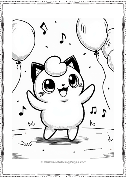 Jigglypuffs Dance Party Free PDF Printable