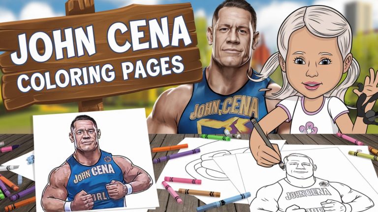 John Cena Coloring Pages