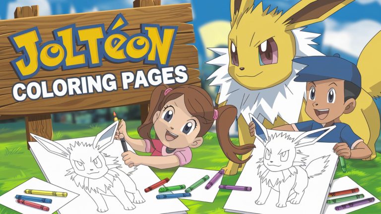 Jolteon Coloring Pages