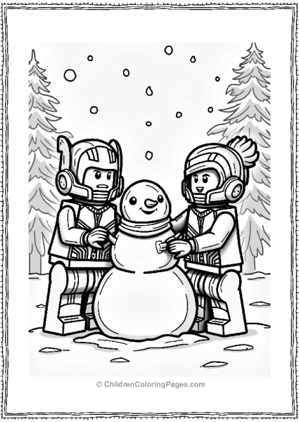 Lego Avengers Ant Man And The Wasp In A Winter Wonderland Free PDF Printable