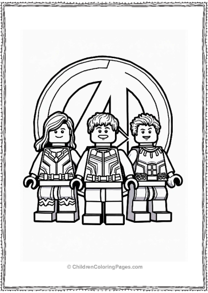 Lego Avengers Fun Gathering Free PDF Printable