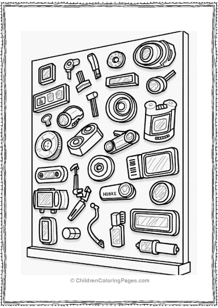 Lego Avengers Gadgets Wall Illustration Free PDF Printable