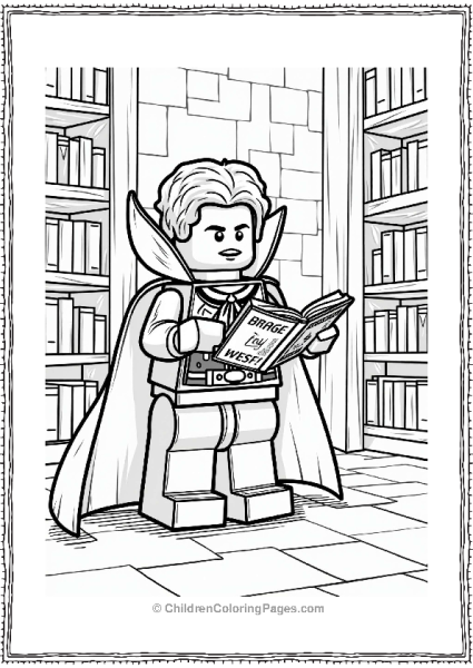 Lego Avengers Lego Doctor Strange In The Library Free PDF Printable