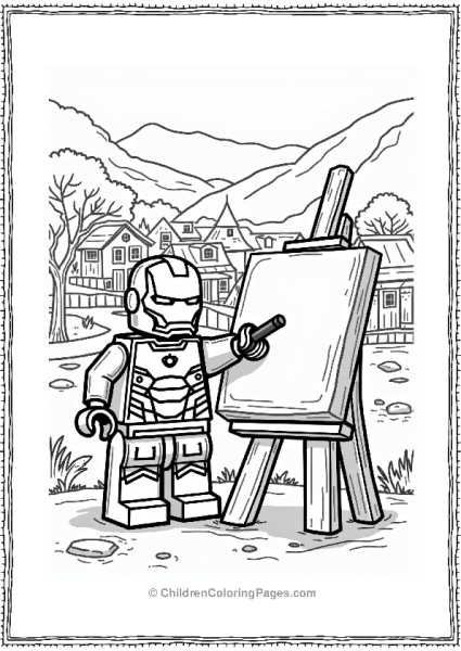 Lego Avengers Lego Iron Man In The Renaissance Free PDF Printable