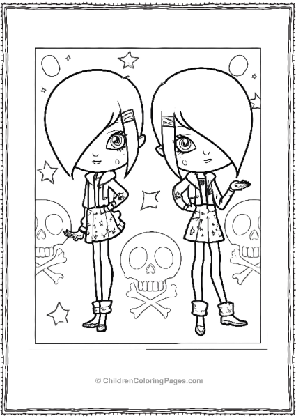 Littlest Pet Shop Biskit Twins Dressed Up Free PDF Printable