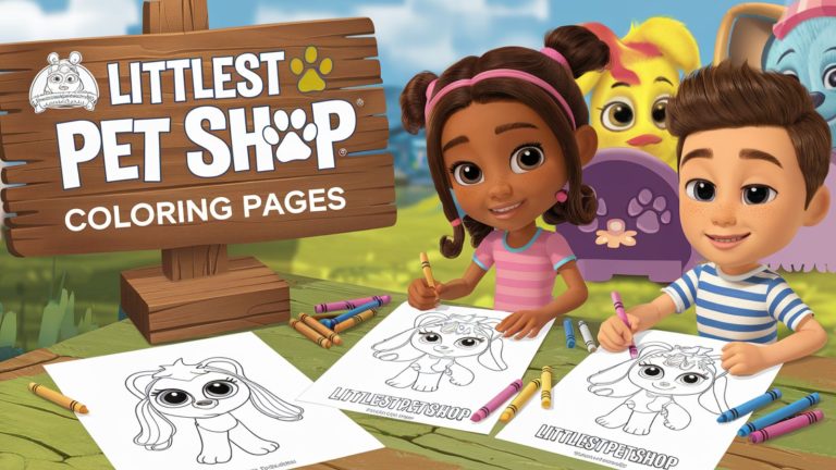 Littlest Pet Shop Coloring Pages