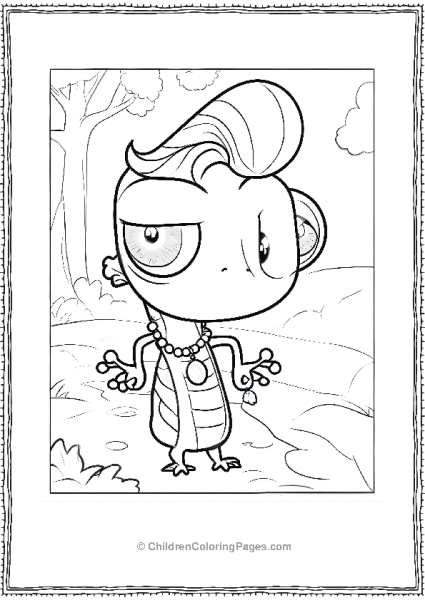 Littlest Pet Shop Vinnie Terrio With Pearl Necklace Free PDF Printable