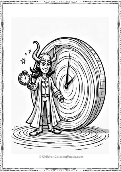 Loki At A Time Portal Free PDF Printable