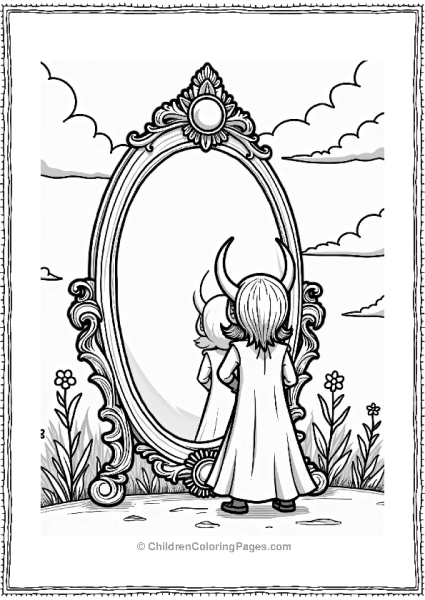 Lokis Magical Mirror Reflection Free PDF Printable