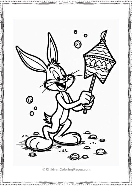 Looney Tunes Speedy Gonzales With A Pinata Free PDF Printable