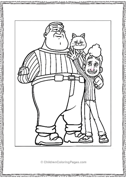 Luca With Alberto And Cat Free PDF Printable