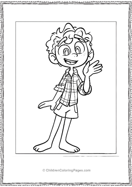 Luca With Plaid Shirt Free PDF Printable