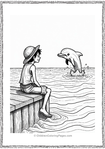Luffy And The Dolphin Free PDF Printable